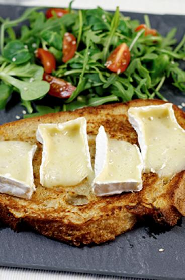 French toast with le rustique camembert